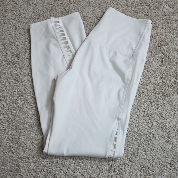 Nike Women's Sculpt Hyper Studio 7/8 Training Tights Sz Small White BQ8633 100 - Picture 5 of 10